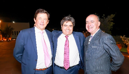  Carlos López, Francisco Leos y Rafael Olmos.