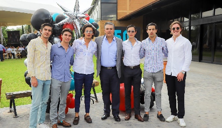  Diego Valle, Eduardo Siller, Juan Pablo Ruiz, Salomón Dip, Eduardo Zendejas, Diego Gutiérrez y Alonso Rico.