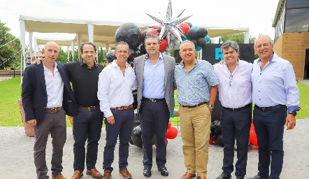  Juan Carlos Nieto, Aldo Pizzuto, Eduardo Espinosa, Salomón Dip, Jorge Villarreal, Paco Leos y Fernando Abud.