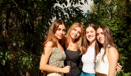  Connie Hermosillo, Marisol de los Santos, Mariana Mendizábal y María de la Torre.