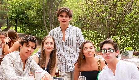  Mau Vera, Bárbara Lafuente, Javier Fernández, María Anguiano y Diego Payán.