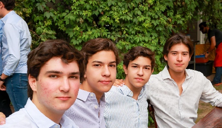  Gerónimo Romero, Pablo Martínez, Andrés Martínez y Marcelo Villarreal.