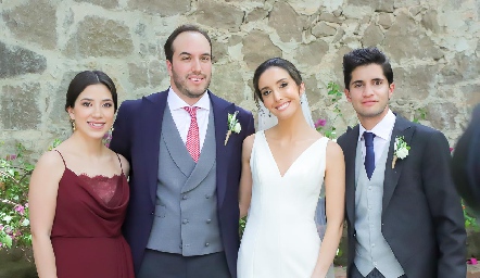  Ana Gabriela Alba, Eduardo González, Montse Elorduy y Andrés González.