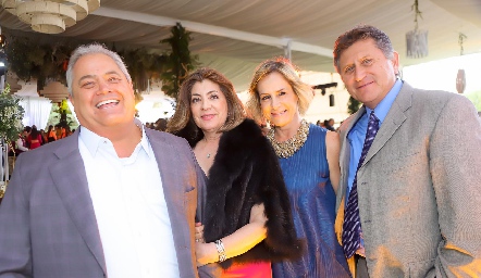 Carlos Eslim, Leticia Anaya, Alejandra medina y Carlos Roman.