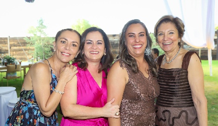  Leos Esquivel, Claudia Ávila, Beatriz Castro y Amelia Ramírez.