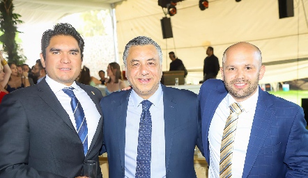  Oscar Orozco, Alejandro Villasana y Santiago Villarreal.