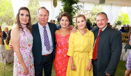  Karina Santoscoy, Fernando Pozo, Cecilia Bremer, Mónica Martín y Pepe Pérez.