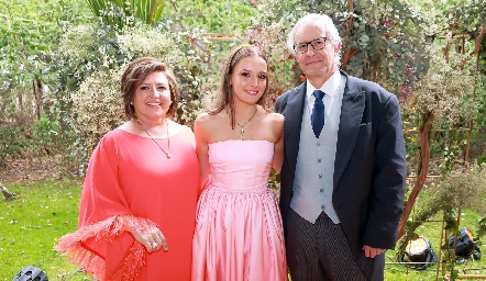  Beatriz Bremer, Ximena y Edmundo Elorduy.