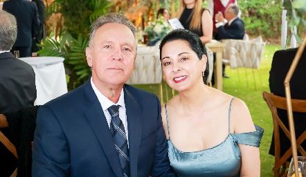  Giancarlo Scolari y Ana González.