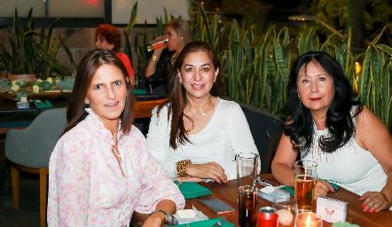  Marcela Gómez, Verónica García y Leticia Ruiz.