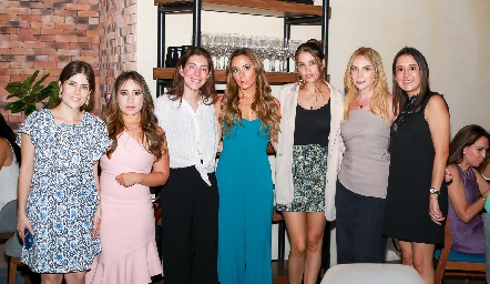  Daniela Castillo, Alejandra Torres, Pamela Herrera, Eleida Torres, Lorena Alvarado, Mariana Pizzuto y Bárbara Rojas.