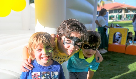  Luca, Patricio y Marcelo.