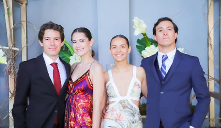  Marcelo García, Inés Saracho, Isabel Quilman y José Roberto León.