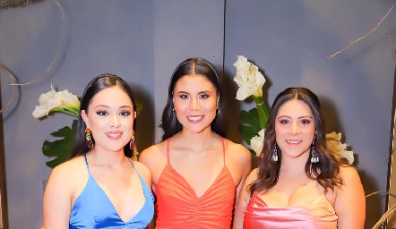  Valeria Sustaita, Mari Jo González y Ana Pau Díaz.