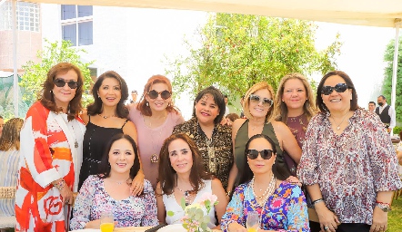  Maricarmen López, Martha Carrillo, Cecilia Morales, Mariana Gómez, Silvia Aguilar, Lorena Martínez, Gaby Espinosa, Claudia Álvarez, Cristina Chevaile y Angélica Díaz Infante.