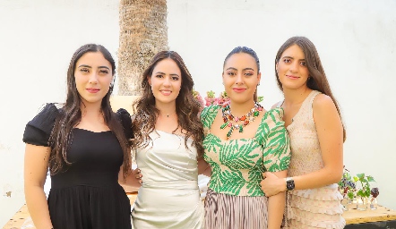  Isabela Zollino, Paulina Aldrett, Paulina Gómez y Paola Gutiérrez.