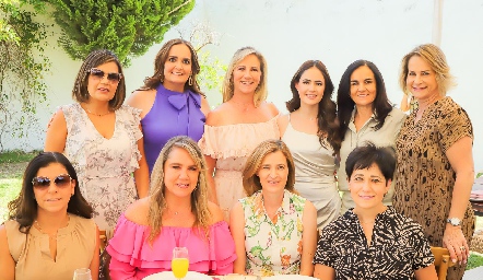  Kikis Fernández, Gaby Villanueva, Maru Bárcena, Pau Aldrett, Carmelita Zapata, Alejandra Medina, Maritere García, Ana Clara Bárcena, Marisa valle y Claudia Díaz de Sandi.