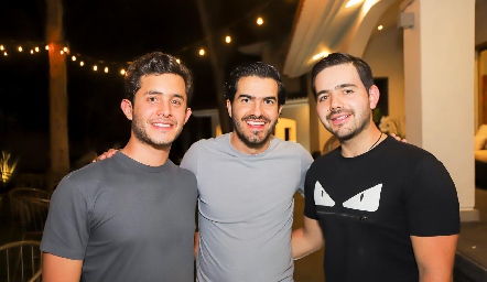  Julián Abud, Ricardo Gómez y Mauricio Mahbub.