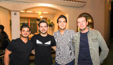  Oscar Cabrera, Mauricio Mahbub, Mauricio Tobías y Miguel Gómez.