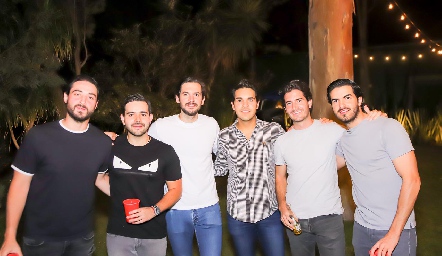  Roberto Zollino, Mauricio Mahbub, Eduardo Torre, Mauricio Tobías, José Manuel Gómez y Ricardo Gómez.