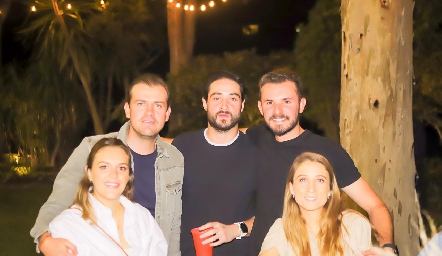  Paulina Arispe, Miguel Gómez, Roberto Zollino, Jorge Gómez y Sofía César.
