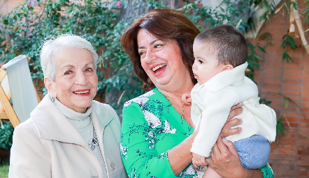  Bertha Zazueta, Alma Carrillo y José Pablo Meade.