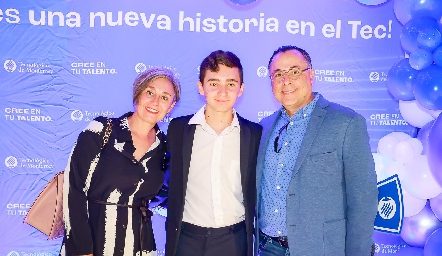  Marta Virginia Celorio, Rafael Tiscareño Celorio y Rafael Tiscareño.