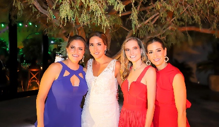  Danitza Lozano, Blanca Cantú, Miriam Huber y Priscila Jourdain.