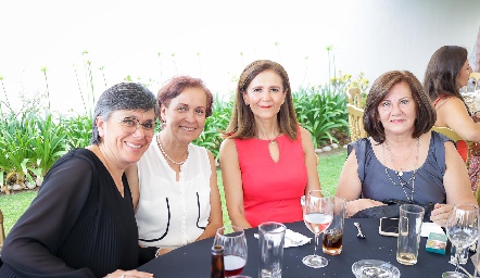  Mónica Navarro, Tere González, Ana Cecilia González y Chita Gómez.