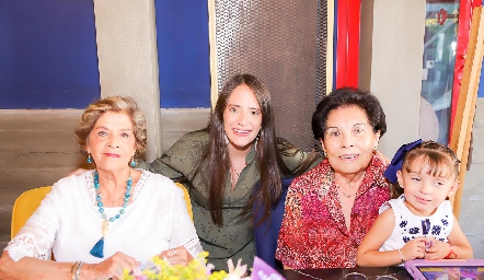  Rosa María Álvarez, Ale Ascanio, Tere Ascanio y María Inés.