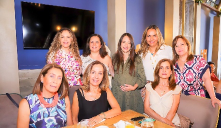  Regina Boelsterly, Gabriela Serment, Maru Velázquez, Claudia Ávila, Alejandra Ascanio, Toyita Villalobos, Maite Yamín e Ingrid Pérez.