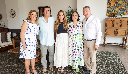  Ana Zermeño, Mauricio Lozano, Ana Alvarado, Eisa Robles y Jaime Alvarado.