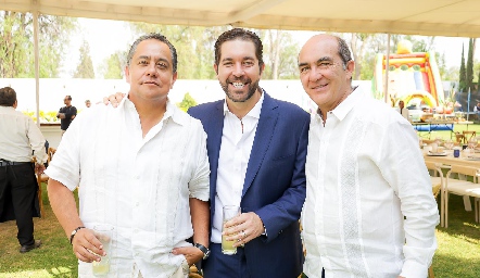  Enrique de la Torre, Alejandro Zamanillo y Carlos González.