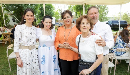  Graciela Morelos, Lula López, Patricia Torres, Graciela y Jaime Alvarado.