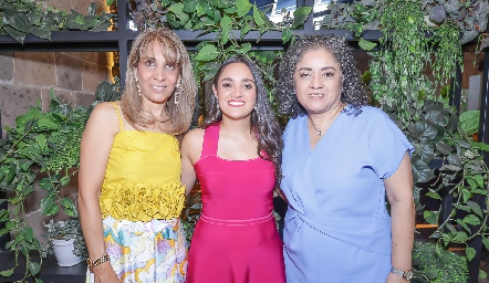  Martha Elena Díaz de León, Alejandra Villar y Fabiola Arriaga.