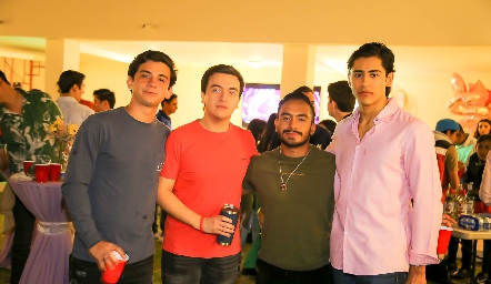  Emiliano Alarcón, Emiliano García, Ricardo García y Rafael Cardona.