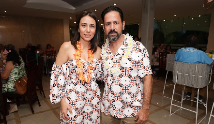  Marcela Gómez e Hiram Gutiérrez.