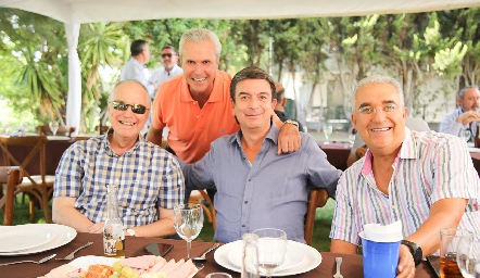  Jorge Meade, Claudio Meade, Oscar Silos y Oscar Villarreal.