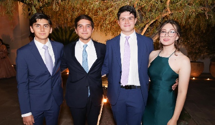  Una gran noche entre amigos.