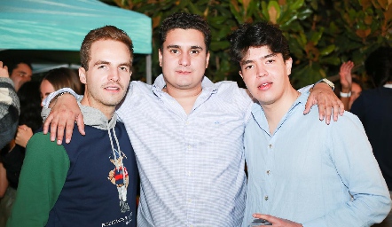  Alonso González, Marcos Valenzuela y Francisco Hervert.