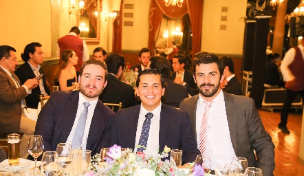  Ismael Herrera, José Carlos Guerra y Santiago Meade.