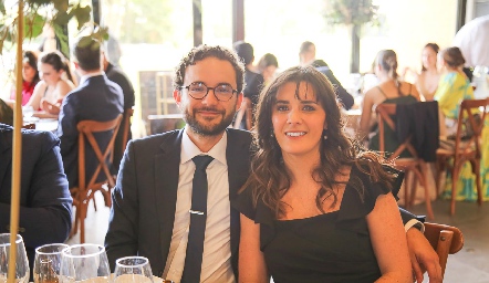 Daniel Larraga y  Lourdes Auchterlonie.
