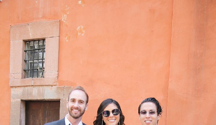  Alejandro Delgado, Erika Ramírez y Oscar Báez.