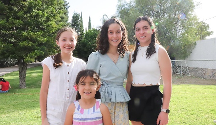  Dani Apezteguía, Alejandra, Pau y Sara.