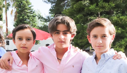  Patricio Leos, Diego Carreras y Diego Torres.