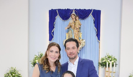  José Antonio Blanco, Benjamín y Diana Sánchez.