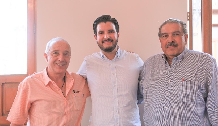  Federico Díaz Infante, José Benavente y José Ignacio Benavente.