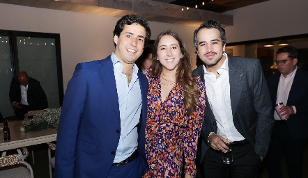  Gabriel Torres, Diana Olvera y Juan Manuel Carreras.