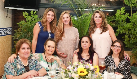  Genoveva Galarza, Pau Martínez, Bertha Barragán, Edith Lambert, Sabrina González, Claudia Acebo y Adriana López.