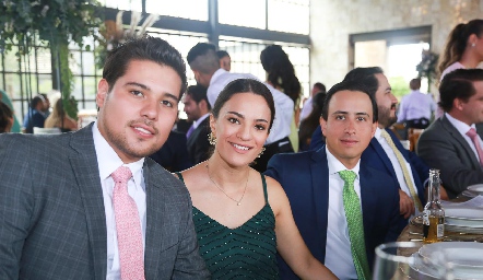  Andrés Bringas, Ana Martha Martínez y Jorge Puente.